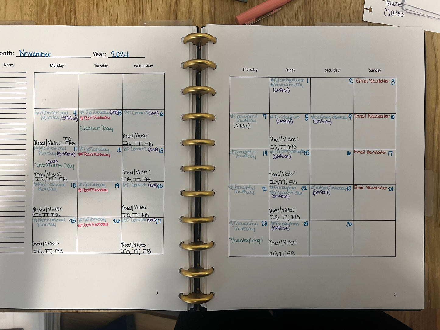 Personalized Planner Shopping