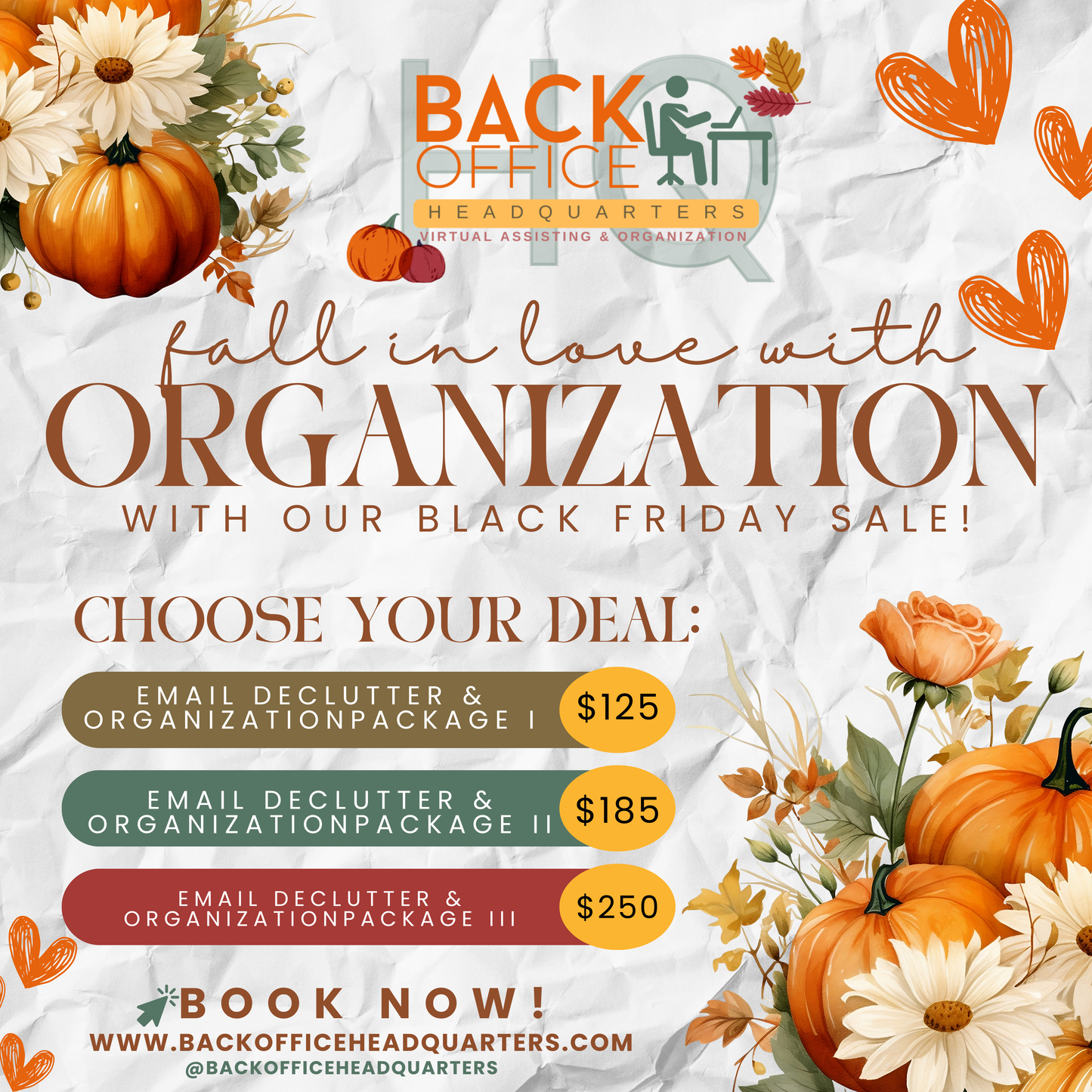 Fall in Love With Organization: Email Declutter & Organization