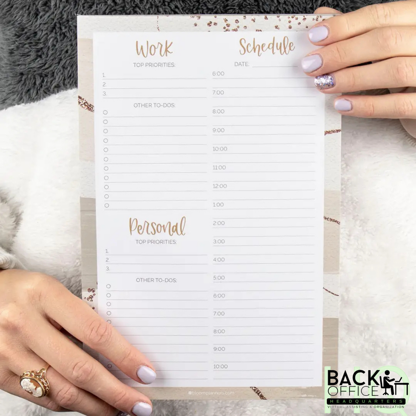 Work-Life Balance Daily Planning Pad