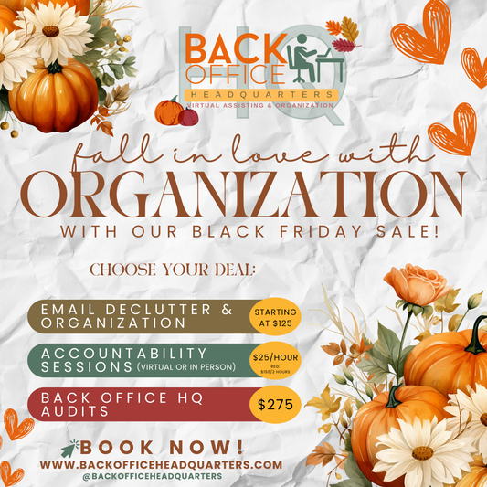 Fall in Love With Organization